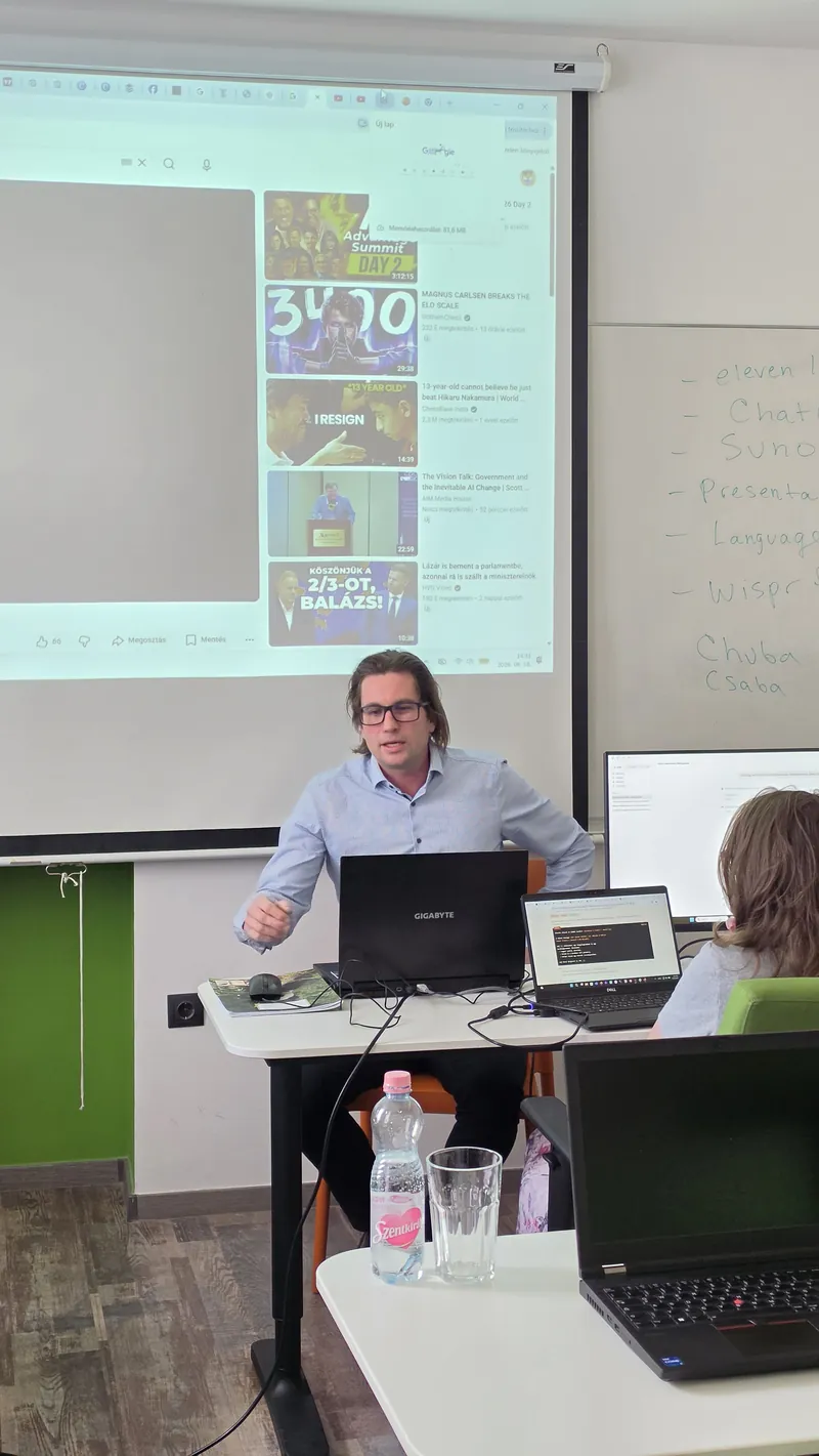 Élő demó egy korábbi Wenova workshopon